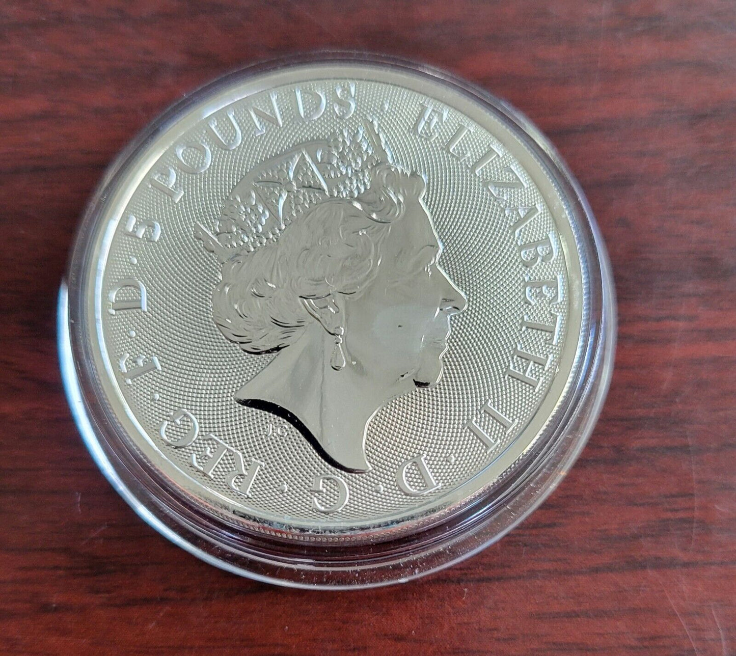 2019 Great Britain 2oz .999 Silver Queens Beasts Falcon of the Plantagenets