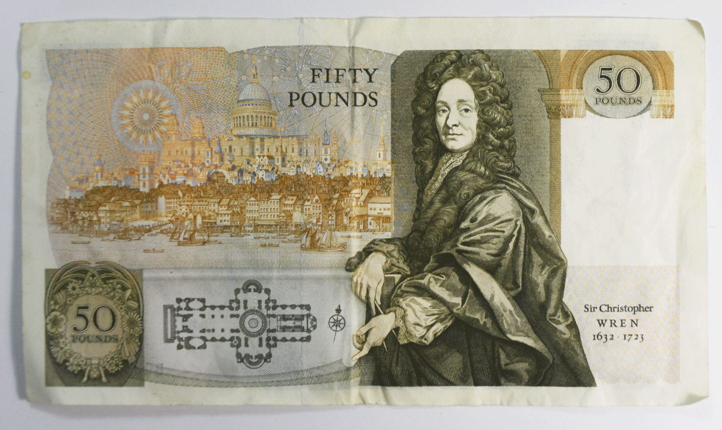 1981-88 Bank of England Fifty Pound Banknote B03 746085
