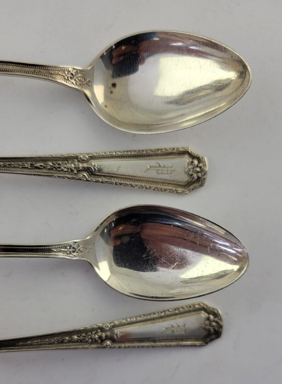 D'Orleans by Towle Sterling Silver 4 1/8"Demitasse Set Of 4 Spoons 1.25oz Total