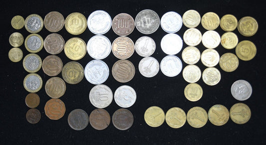 54pc Chile 1 5 10 50 100 Pesos 1933-2015 Centesimos Centavos