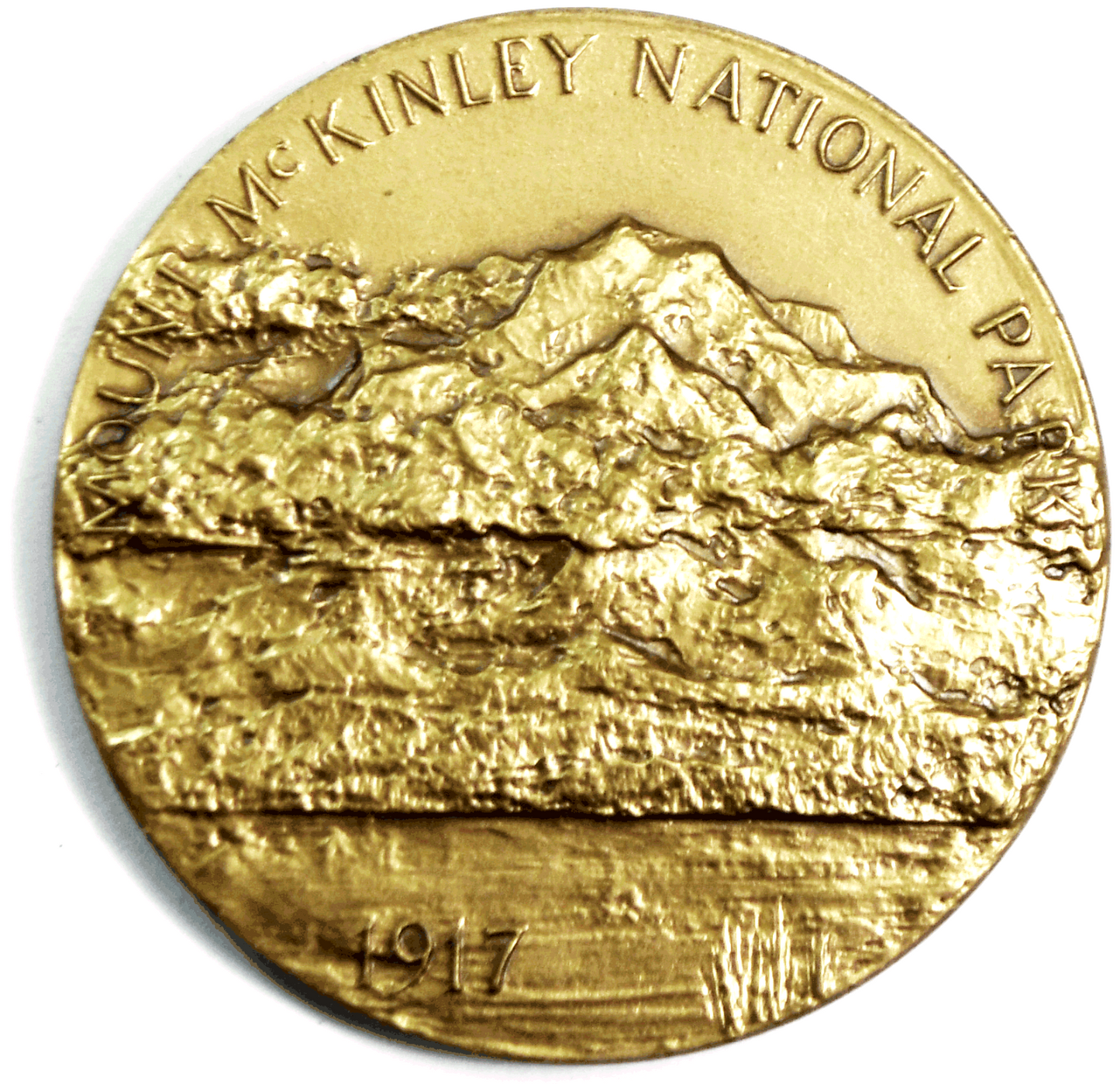 1982 Mount McKinley National Park Centennial Medallic Art Medal 38mm