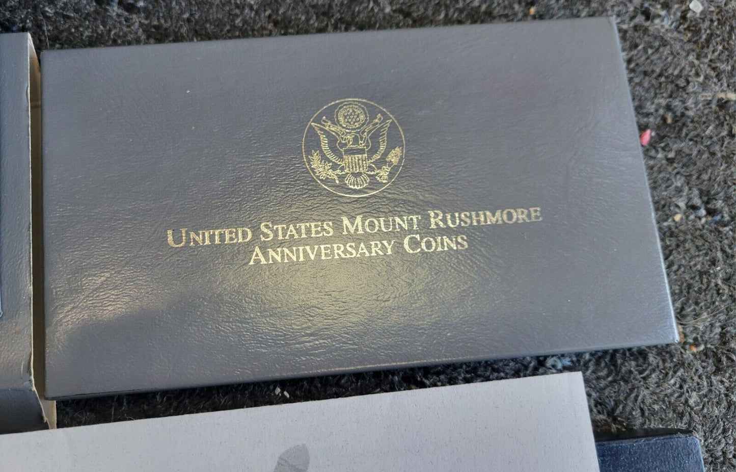 6 Commemorative US MINT Boxed Leif, Ellis, Capitol, Olympic, WWII 50TH, Rushmore