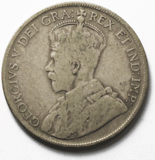 1932 50c Fifty Cents Silver Coin Canada Half Dollar KM# 25a Only 19,213 Minted