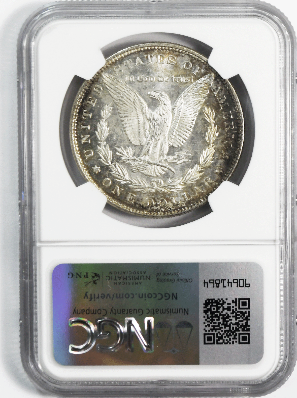 1898 $1 Morgan Silver Dollar MS61 PL NGC Uncirculated Philadelphia Proof Like