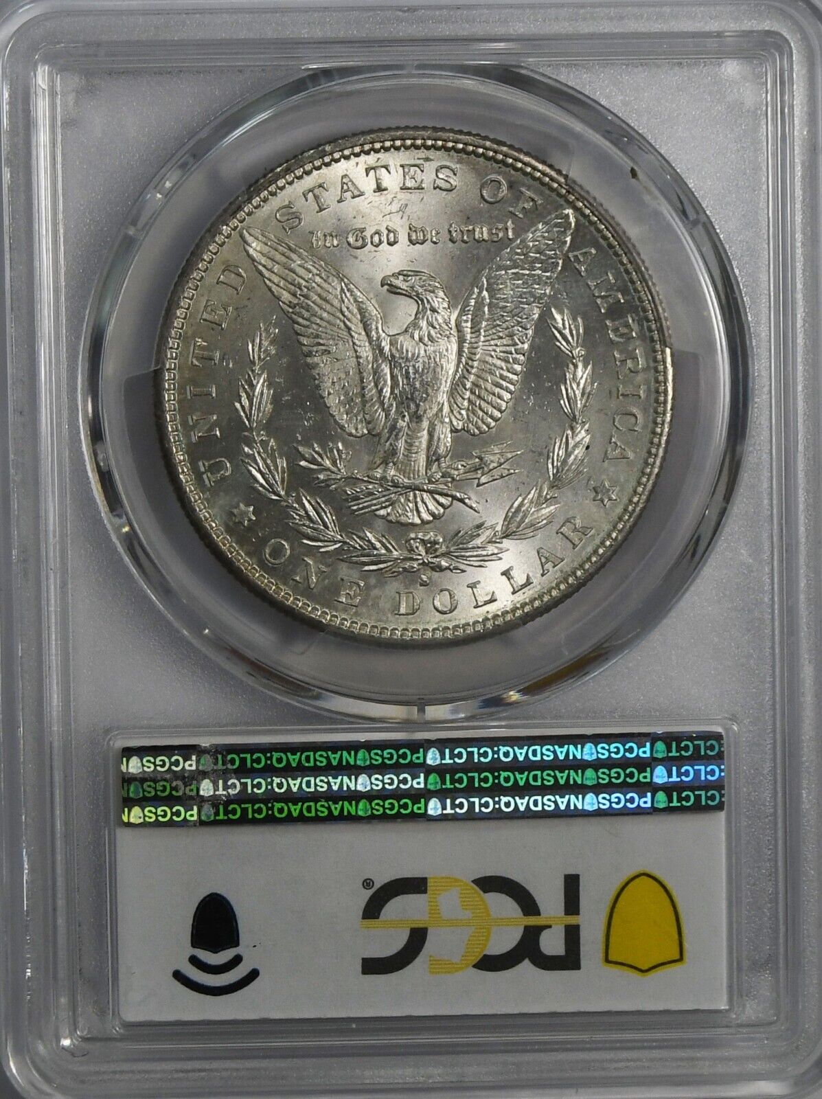 1889 S $1 Morgan Silver One Dollar MS62 PCGS Uncirculated San Francisco
