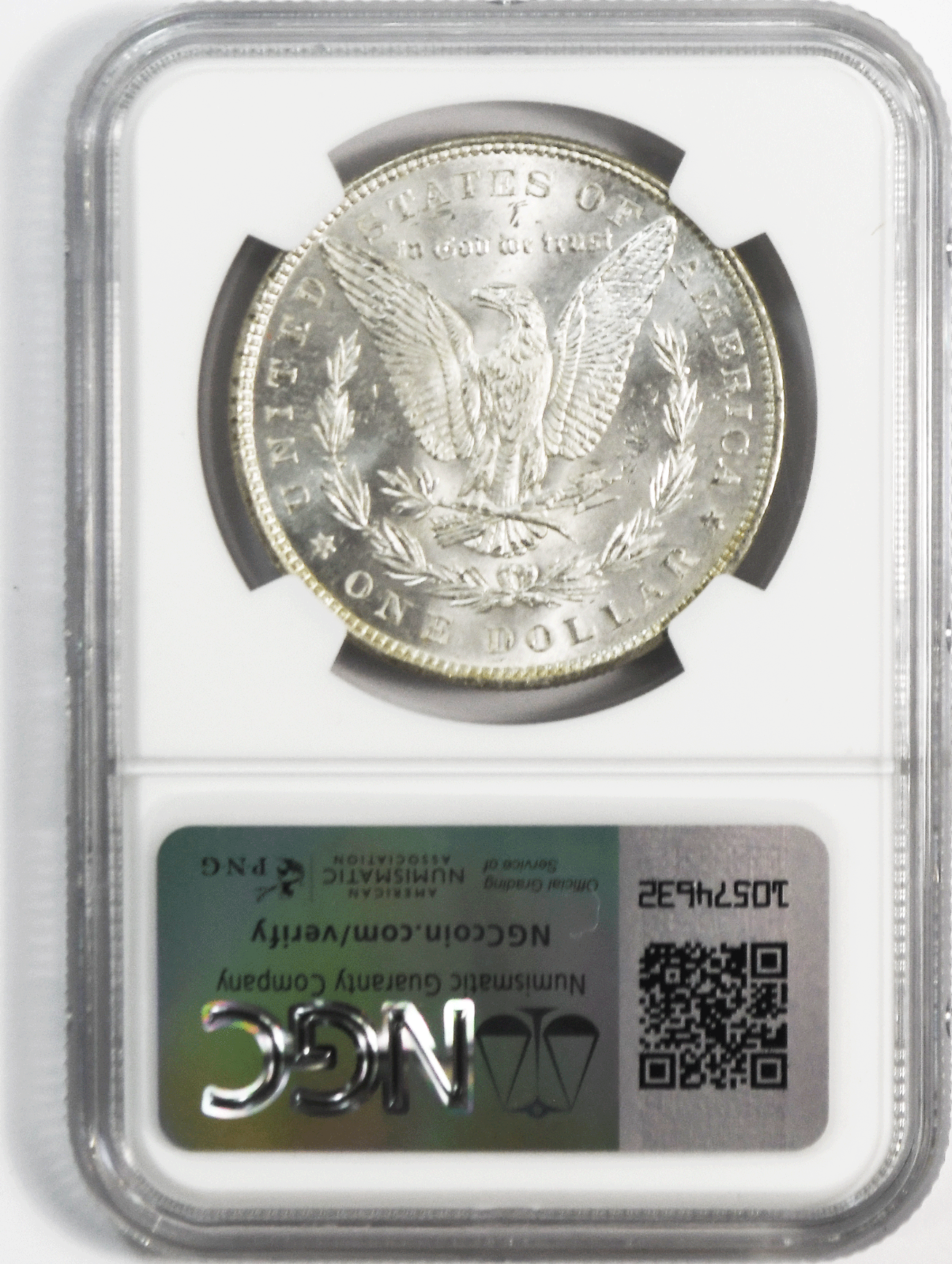 1882 $1 Morgan Silver Dollar MS62 NGC Uncirculated Philadelphia