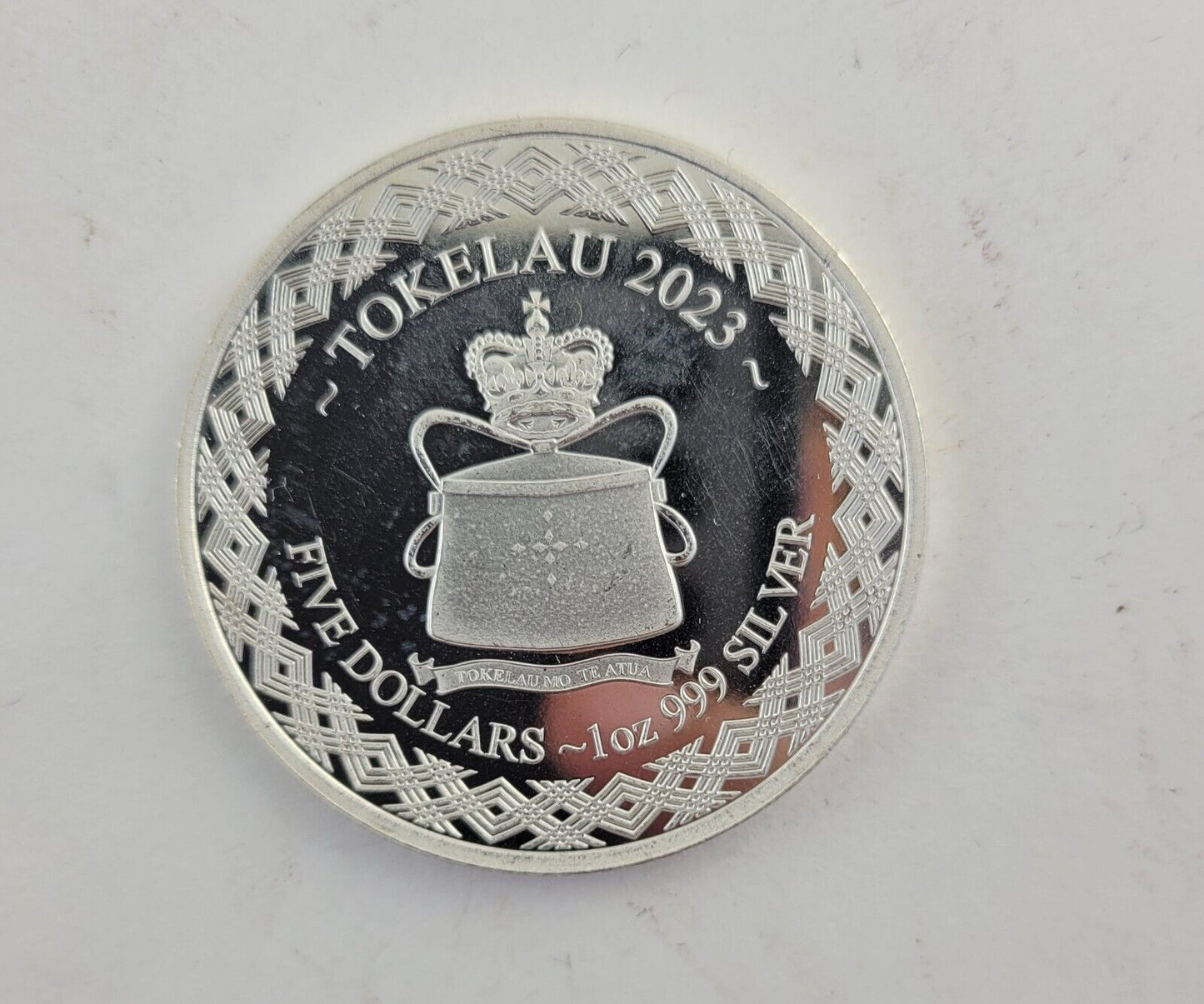 2022 Tokelau $5 Virgo Zodiac Symbol 1oz .999 Fine Silver Astrology Coin
