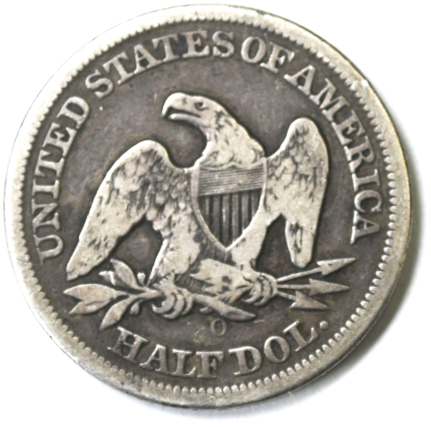 1850 O 50c Seated Liberty Silver Half Dollar Fifty Cents New Orleans