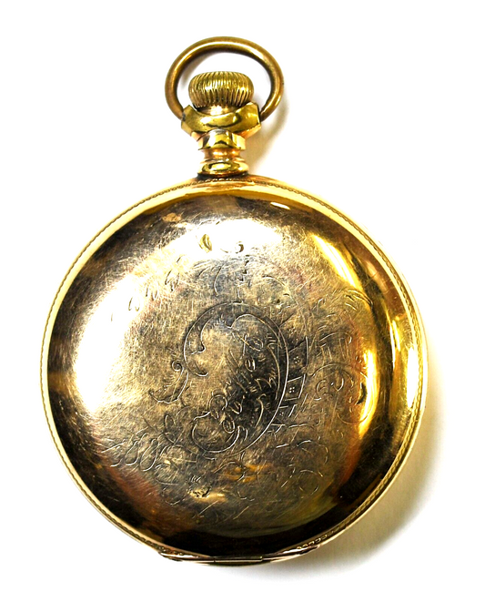 1891 Illinois Size 18 Gold Filled Hunters Case Pocket Watch Grade 51