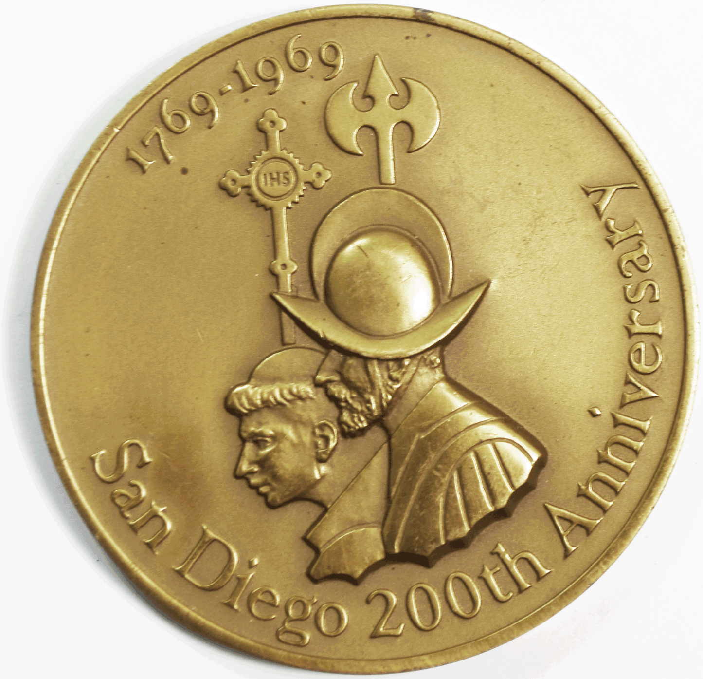 San Diego 200th Anniversary 76mm  Bronze Medal