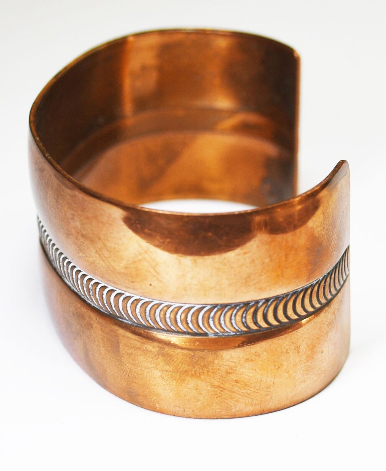 Copper Bell Trading Cuff Bracelet 32mm 6-3/4" Wrist