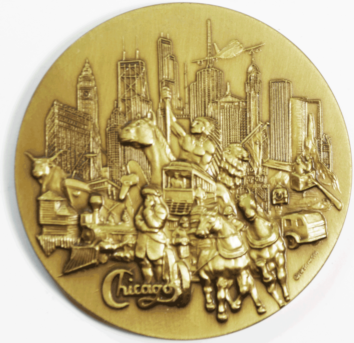 Medal Craft Chicago 1975 K Mager 76mm Bronze Medal