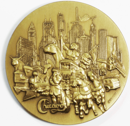 Medal Craft Chicago 1975 K Mager 76mm Bronze Medal