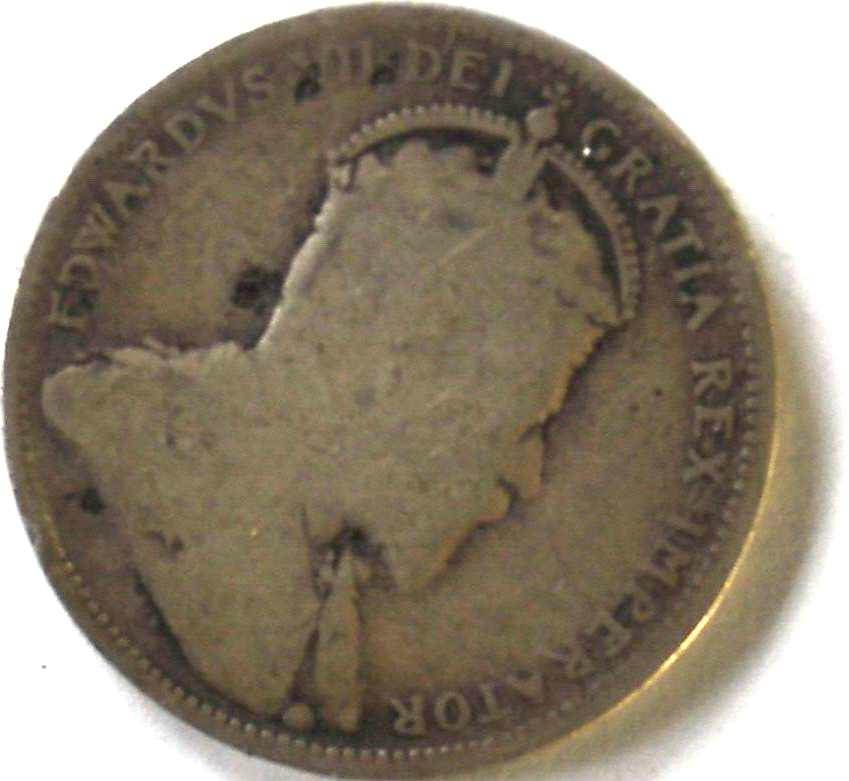 1906 25c Canada Silver Quarter Dollar KM#11