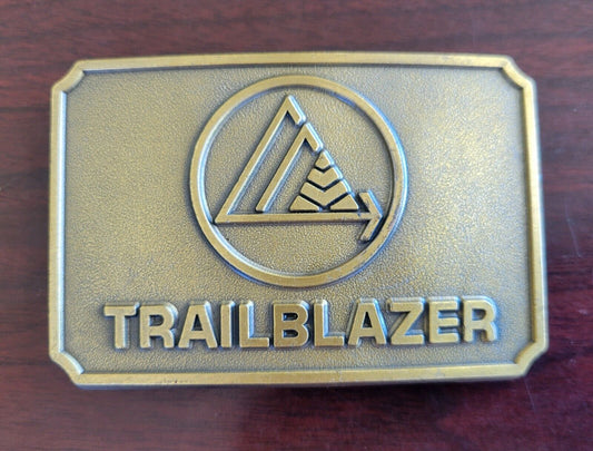 TRAILBLAZER Company Belt Buckles Solid Brass 3 1/4"x 2 1/8"