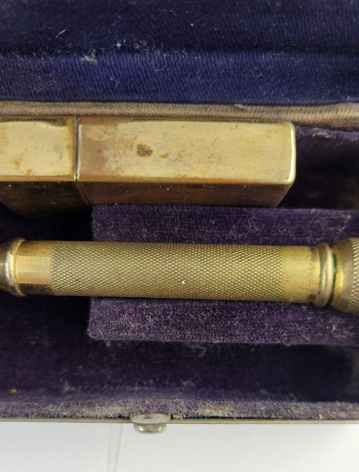 Vintage 1940's 1950’s Gillette Traveling Razor & Blade Case