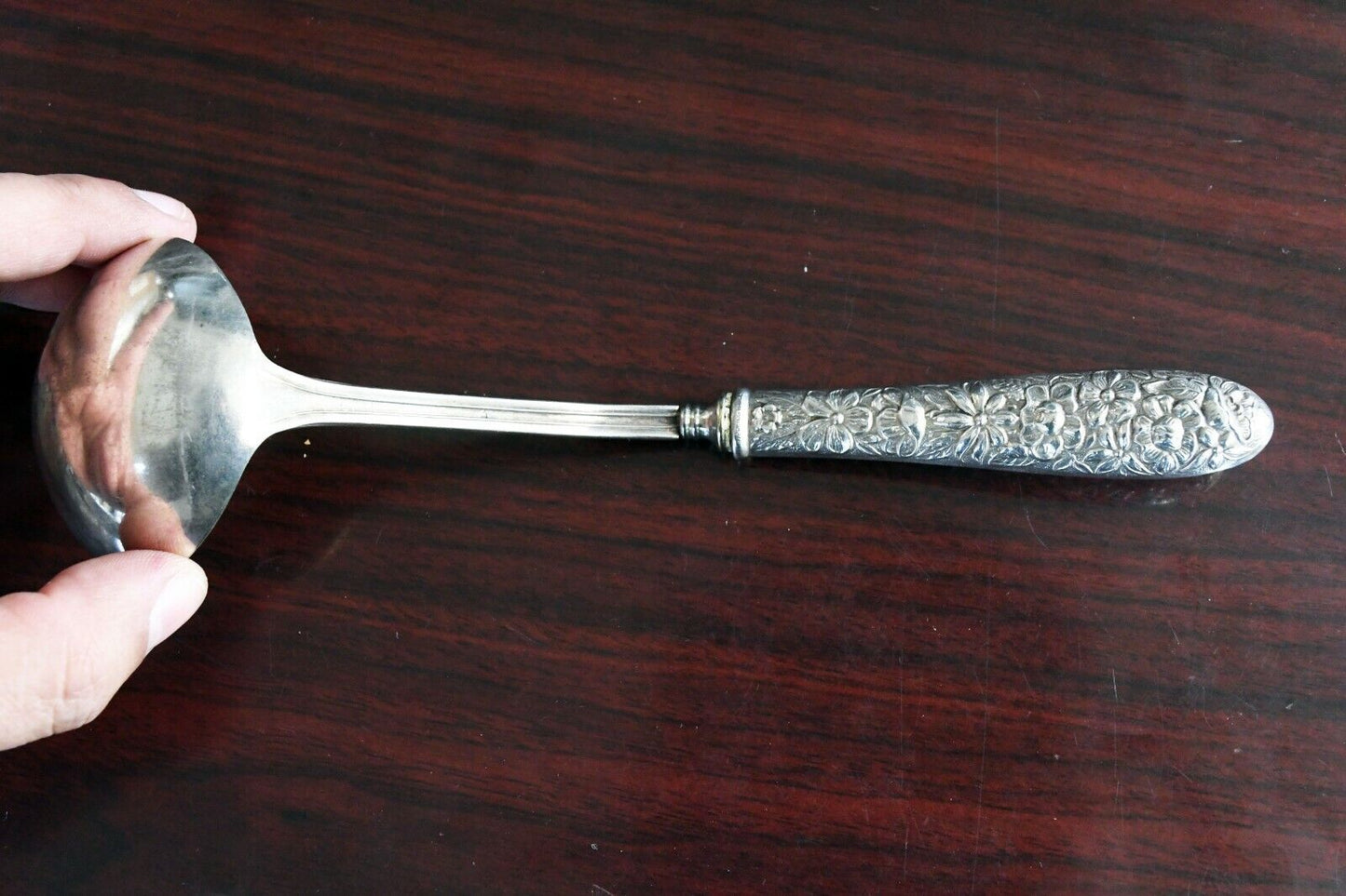 Southern Rose by Manchester Sterling/Stainless 8 1/8" Soup Ladle 2.4 oz.