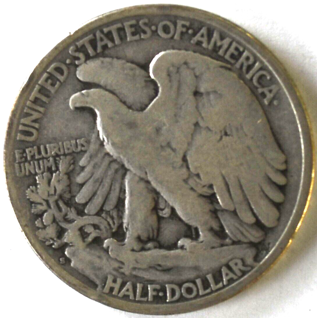 1923 S 50c Walking Liberty Silver Half Dollar Fifty Cents San Francisco