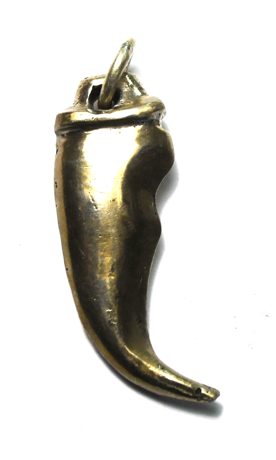 Sterling Silver Heavy Solid Bear Claw Talon Chili Pepper Pendant 25g