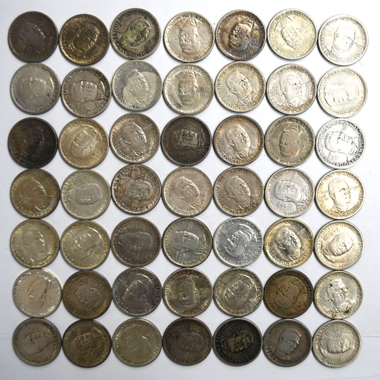 49pc Booker T Washington Half Dollar 50c Commemorative Silver Coins $24.50 90%