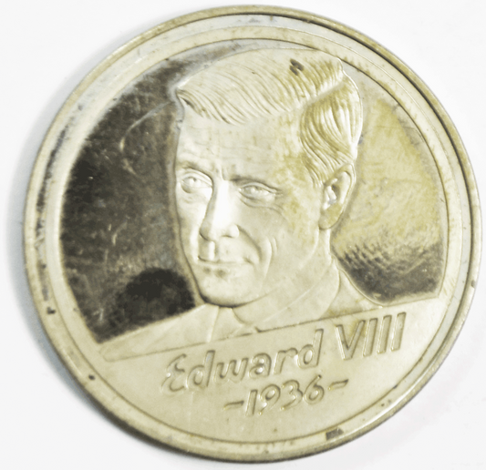 Edward VIII 1936 Six British Monarchs Medal 38mm