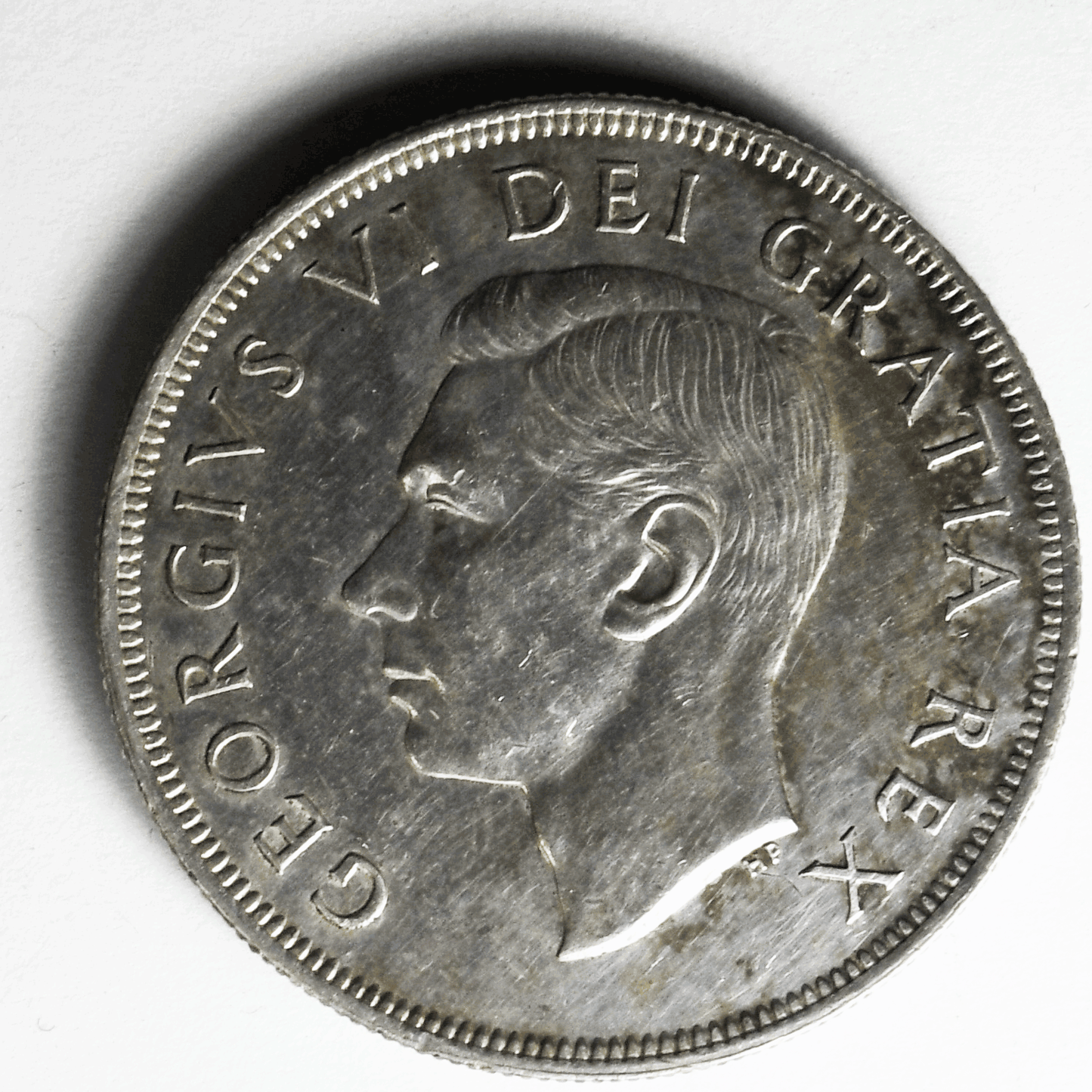 1949 Canada Silver One Dollar KM# 47 AU Low Mintage