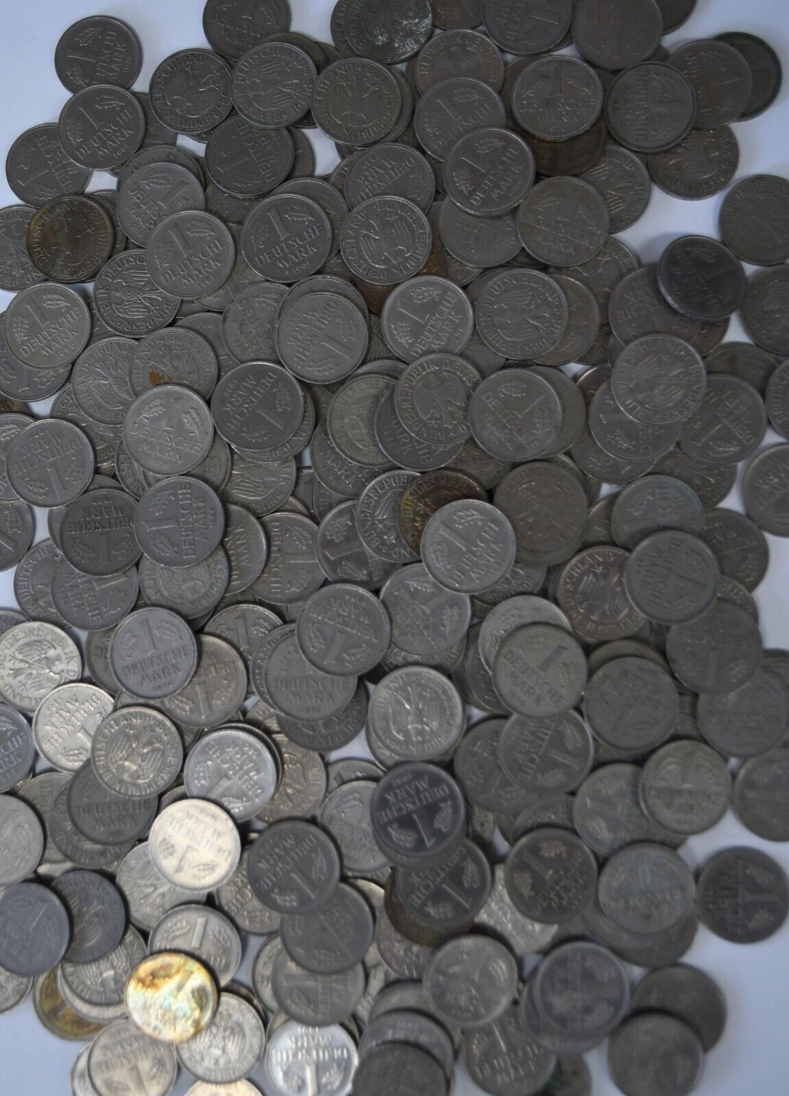 300pc Germany Federal Republic 1 One Mark Coin Lot KM#110  1950-1991