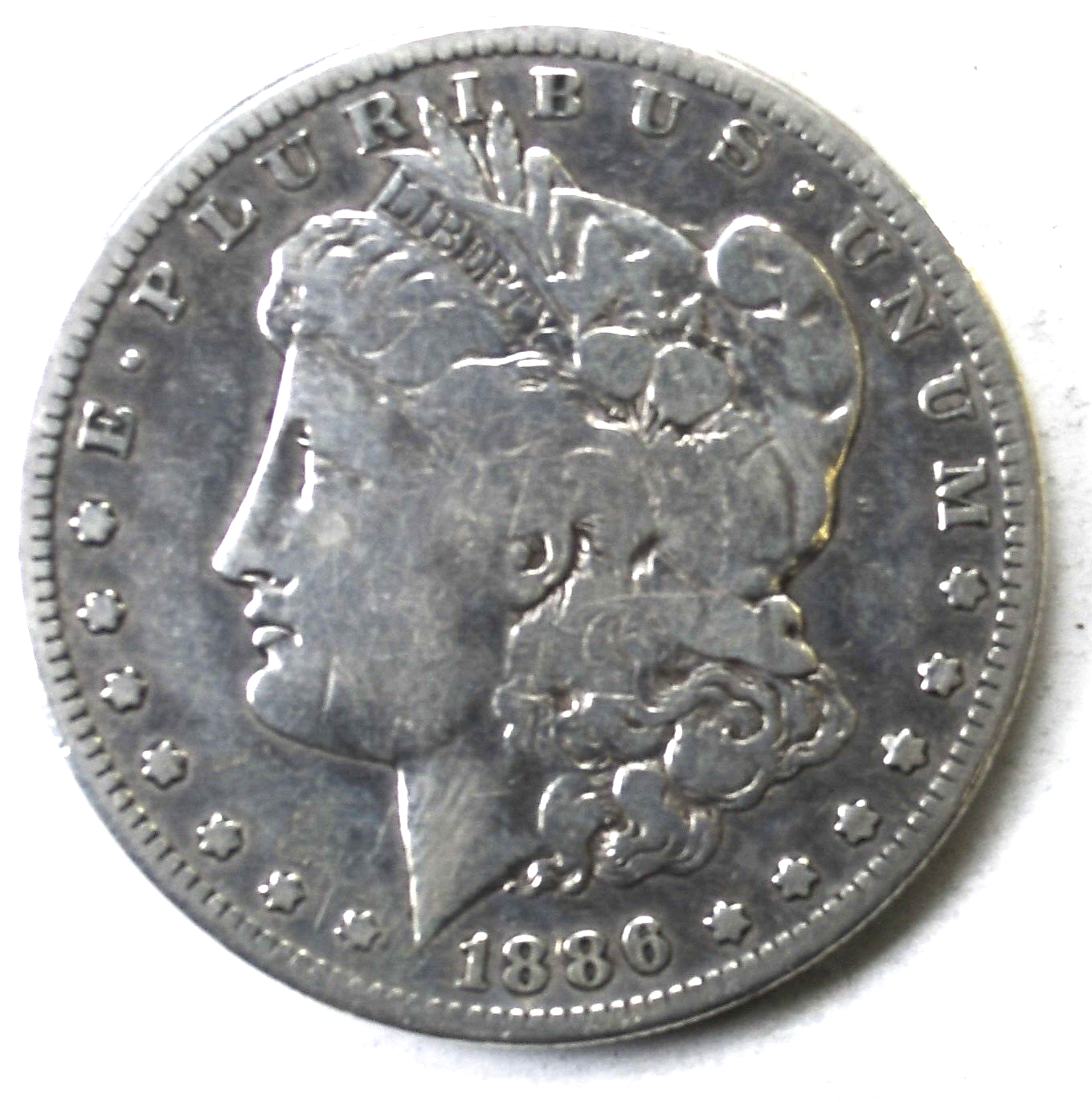 1886 S $1 Morgan Silver One Dollar San Francisco