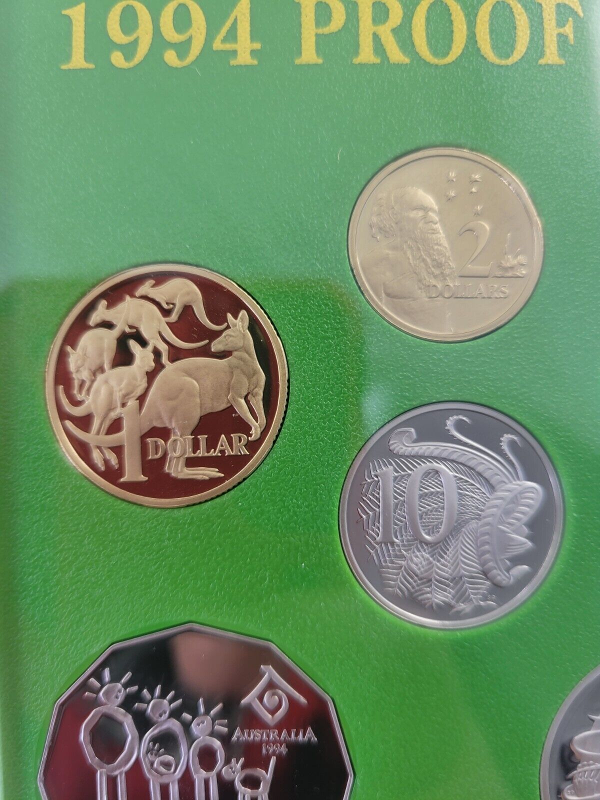 1994 Australian 6 coin Proof Set w/Paperwork $2 Coin Year Of The Family