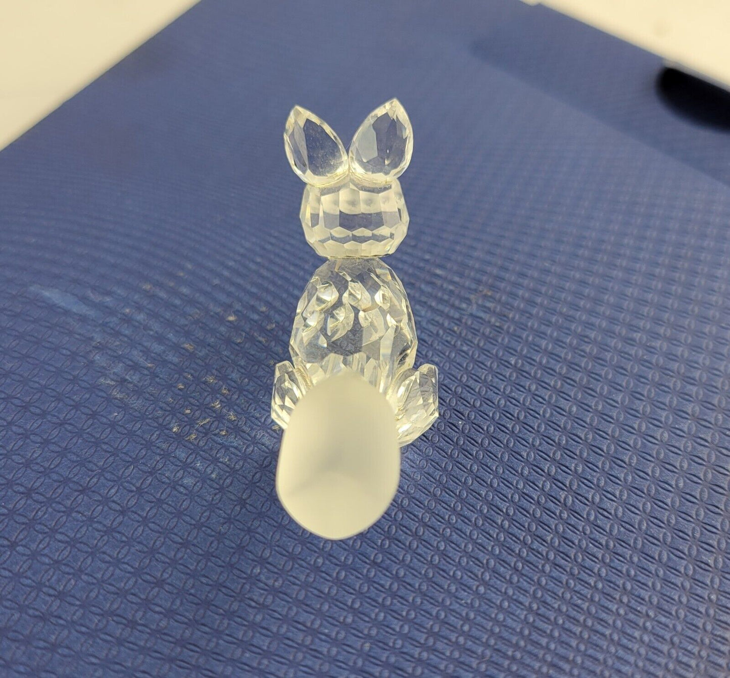 Swarovski Crystal Running Fox Figurine 7677 NR 055 Austria No Box 2 1/2" Long