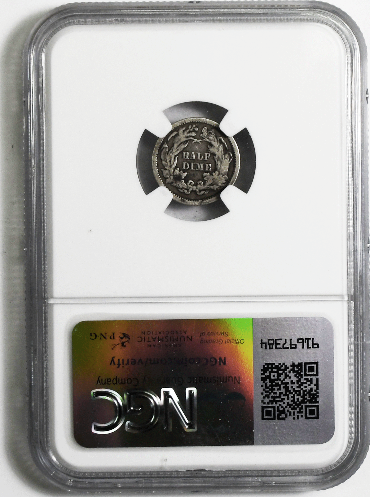 1863 H10c Seated Liberty Silver Half Dime NGC G6 Civil War Coin