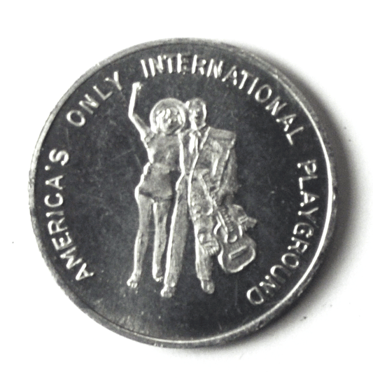 Date in 68 Convention American Numismatic 77th San Diego Playground 29mm