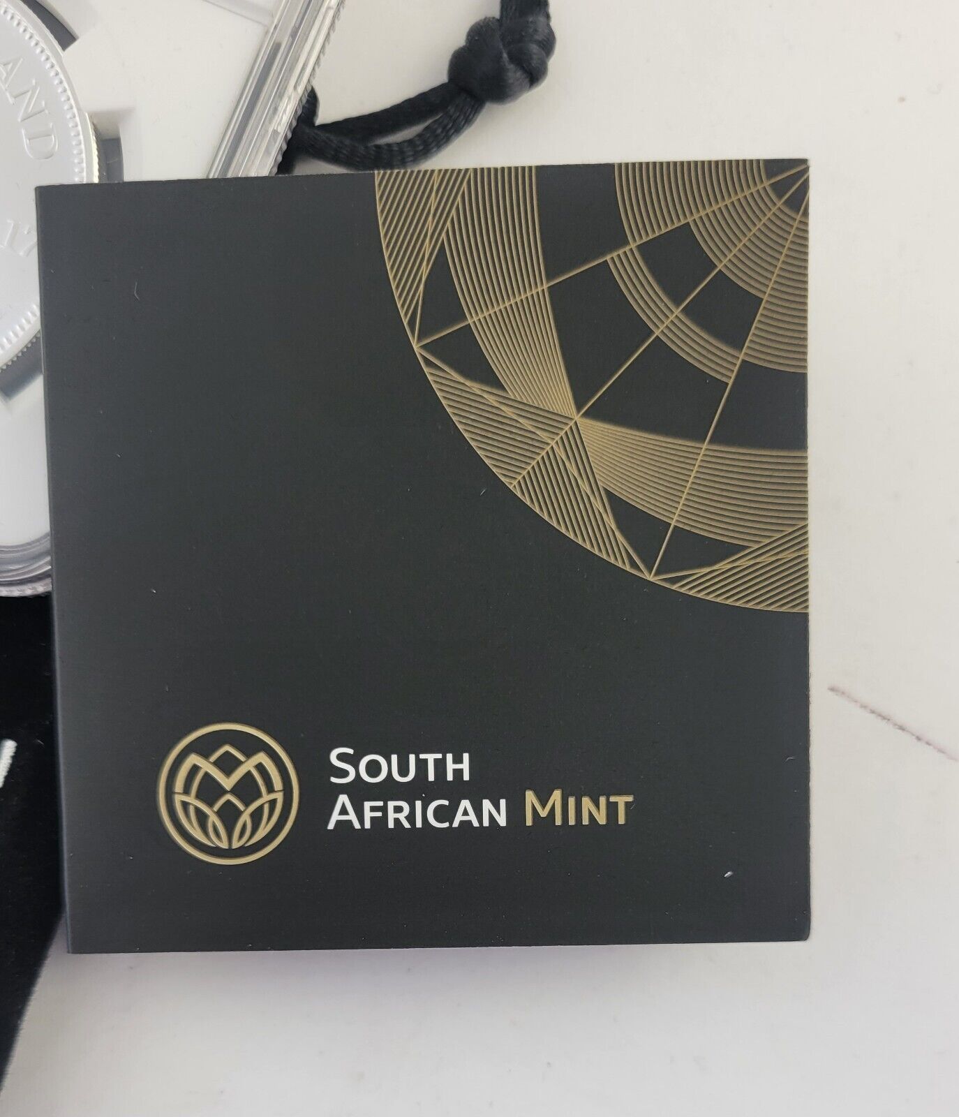 2017 South African 50th Anniversary SP 69 NGC 1oz. .999 Fine Silver w/Bag & COA
