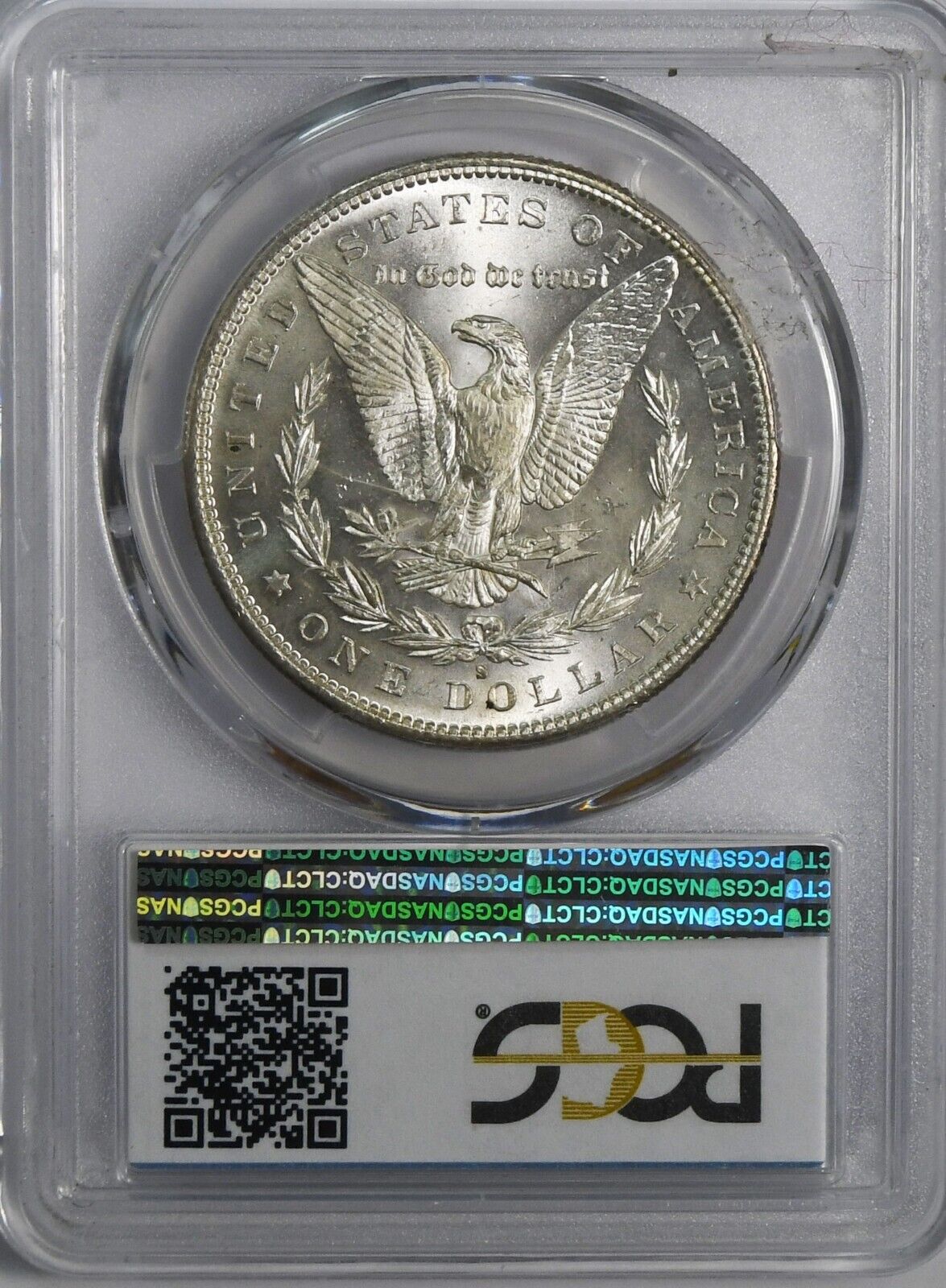 1886 S $1 Morgan Silver One Dollar MS62 PCGS Uncirculated San Francisco