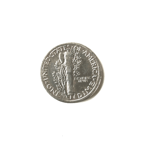1916 S 10c Mercury Silver Dime Ten Cents San Francisco
