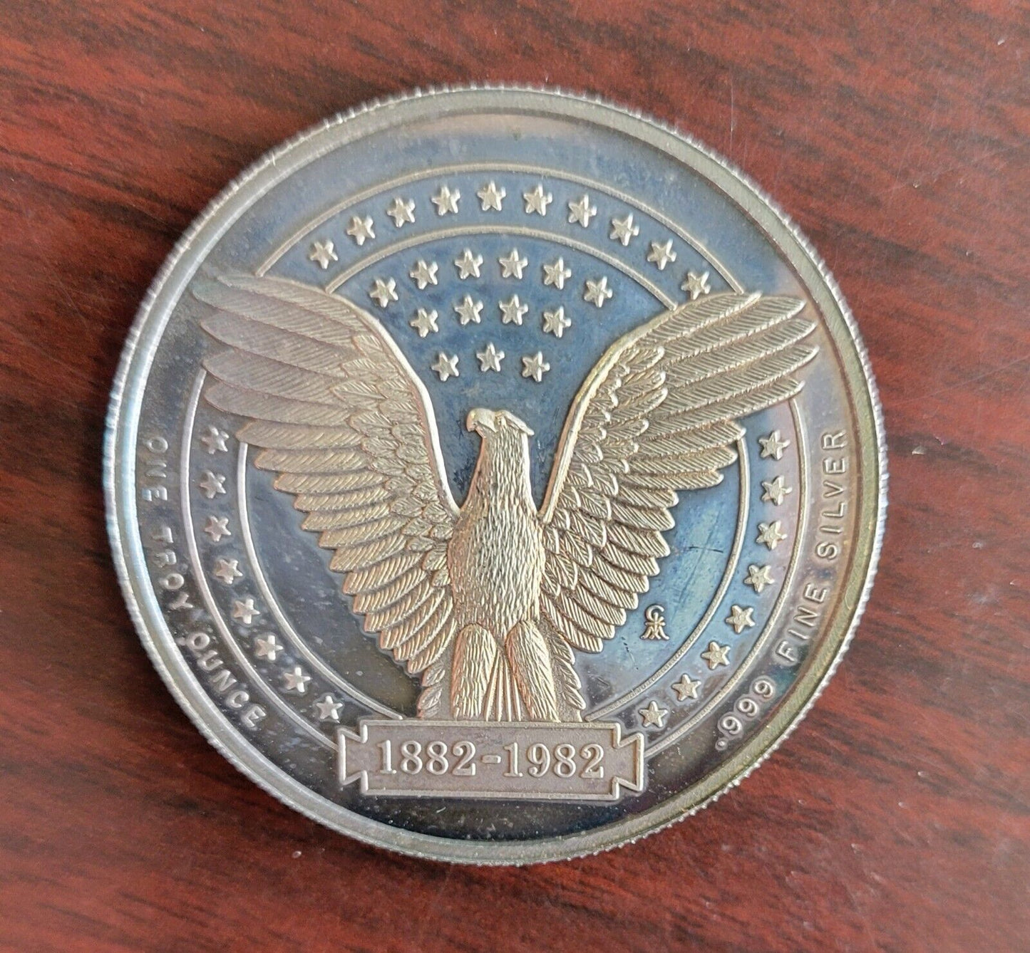 1982 Franklin Delano Roosevelt .999 Fine Silver 1oz. Round Medal 1882
