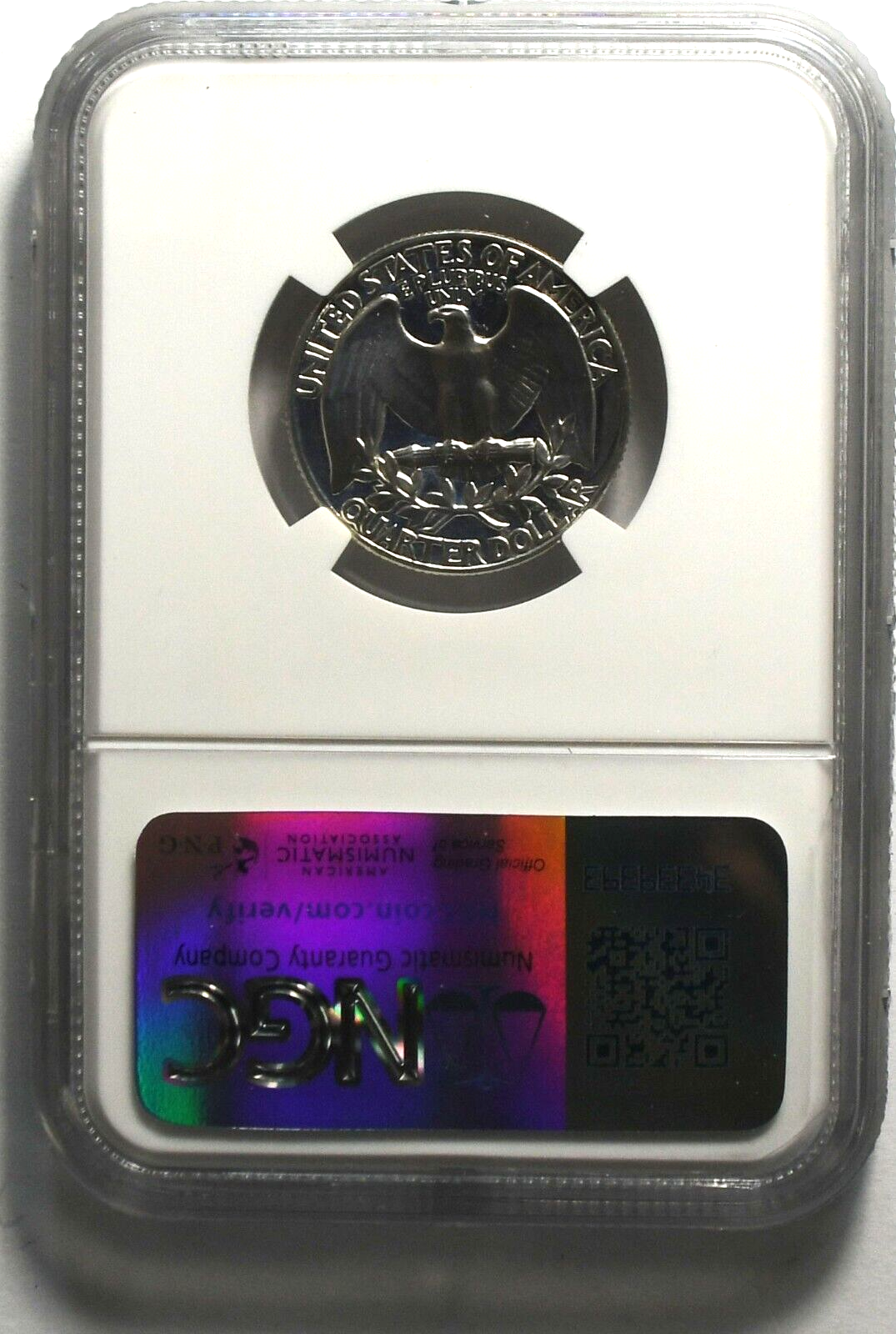 1961 25c Washington Proof Silver Quarter Dollar NGC PF67