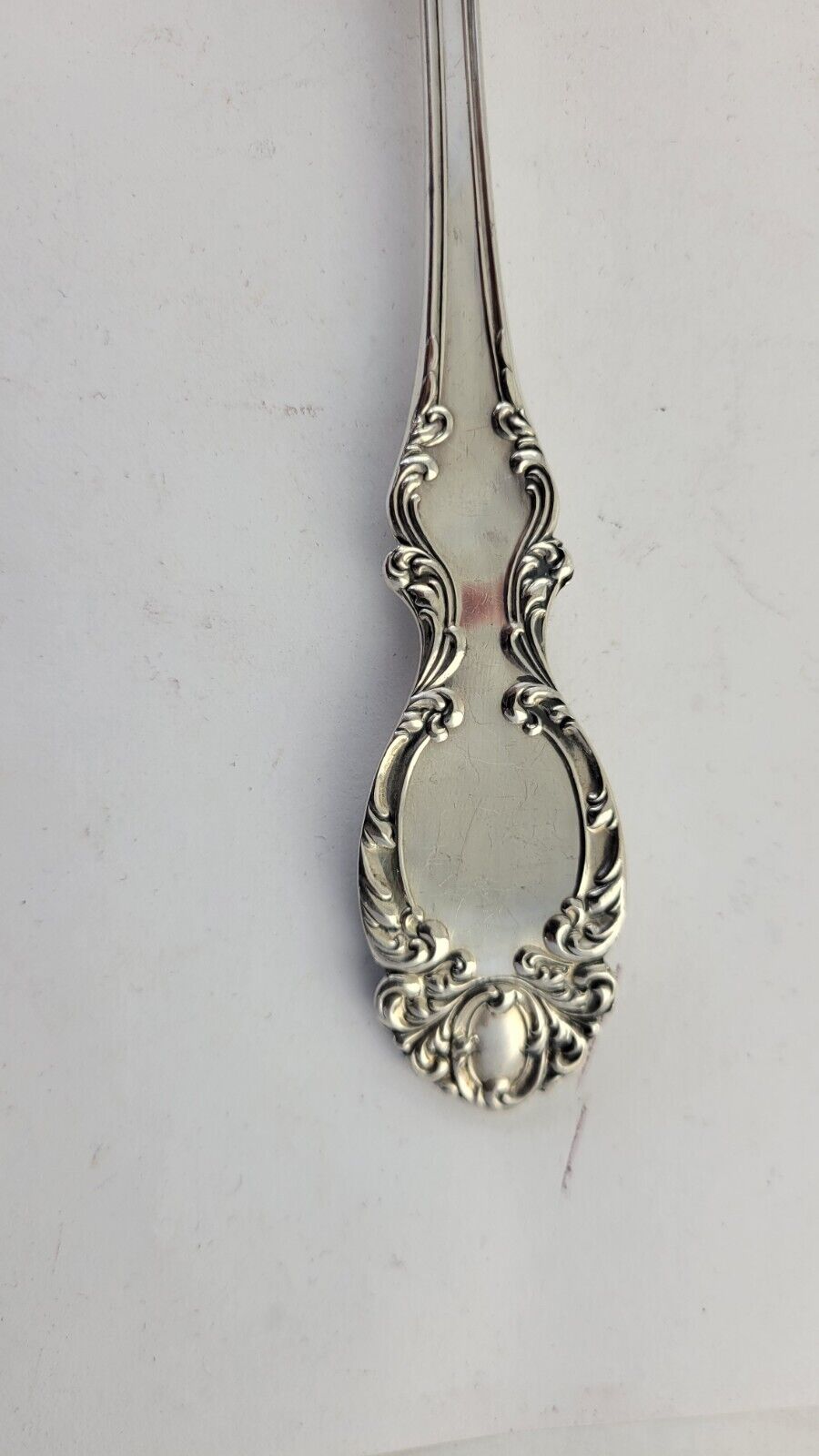 Lucerne by Wallace Sterling Silver 8 1/4" Slotted Solid Serving Spoon 1.9oz.