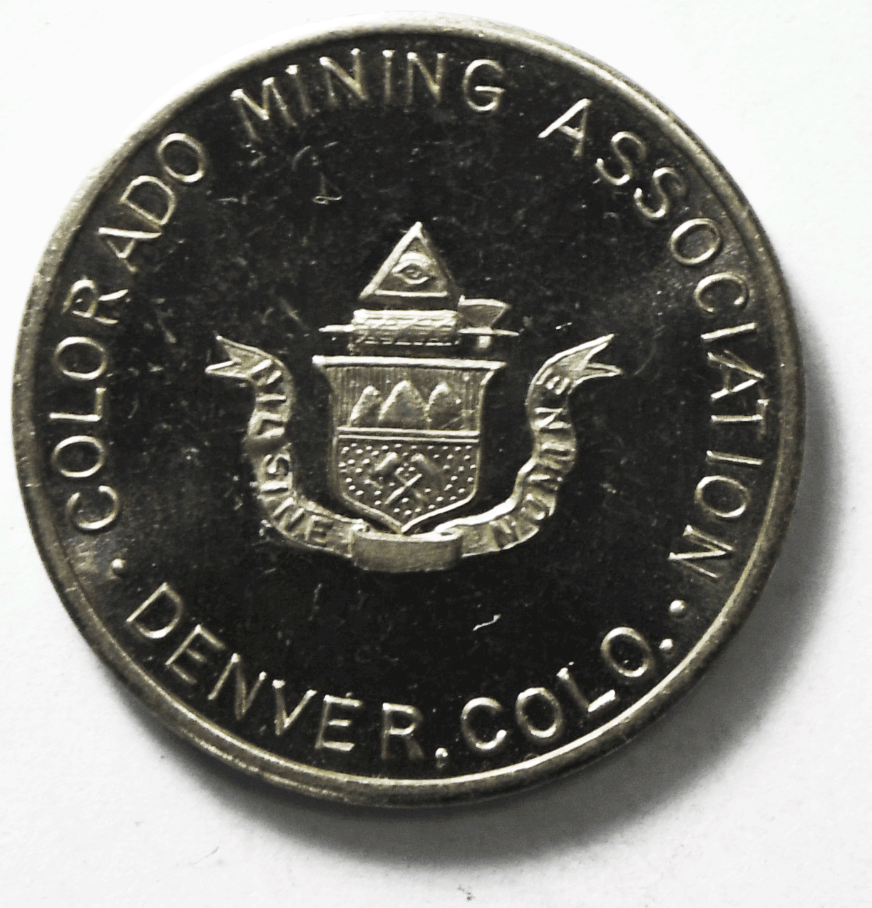 1947 Colorado Mining Association Denver Whitehead Hoag Medal 26mm 50th