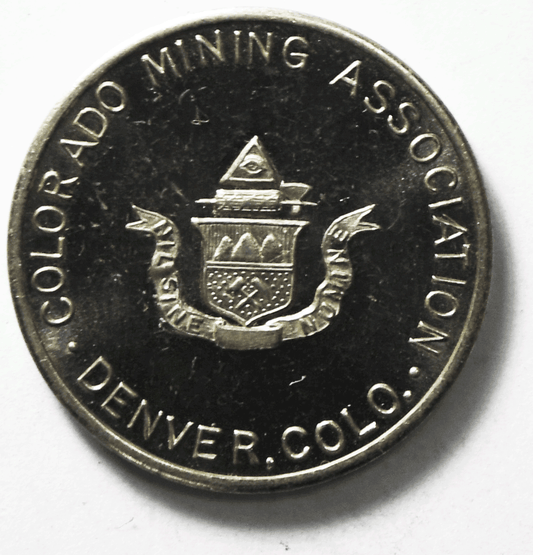 1947 Colorado Mining Association Denver Whitehead Hoag Medal 26mm 50th