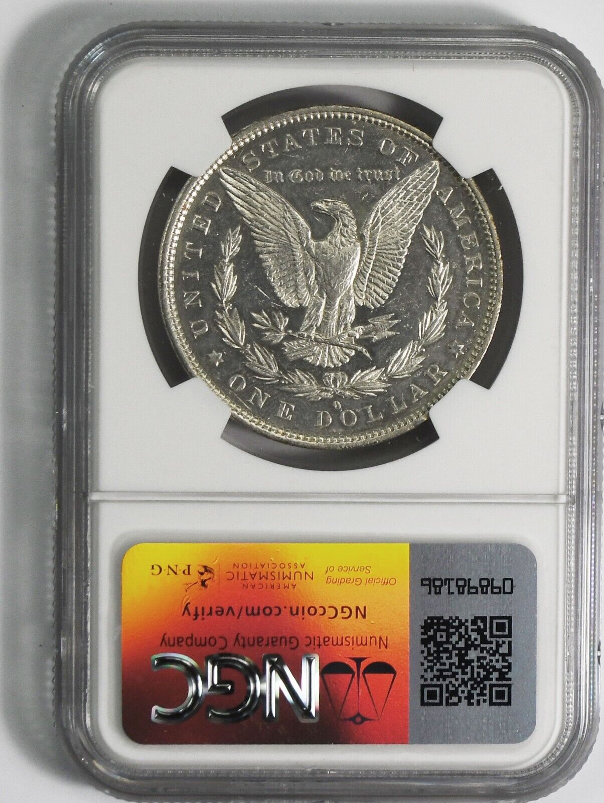 1882 O/S $1 Morgan Silver One Dollar NGC Unc Details VAM 5 EDS Broken S