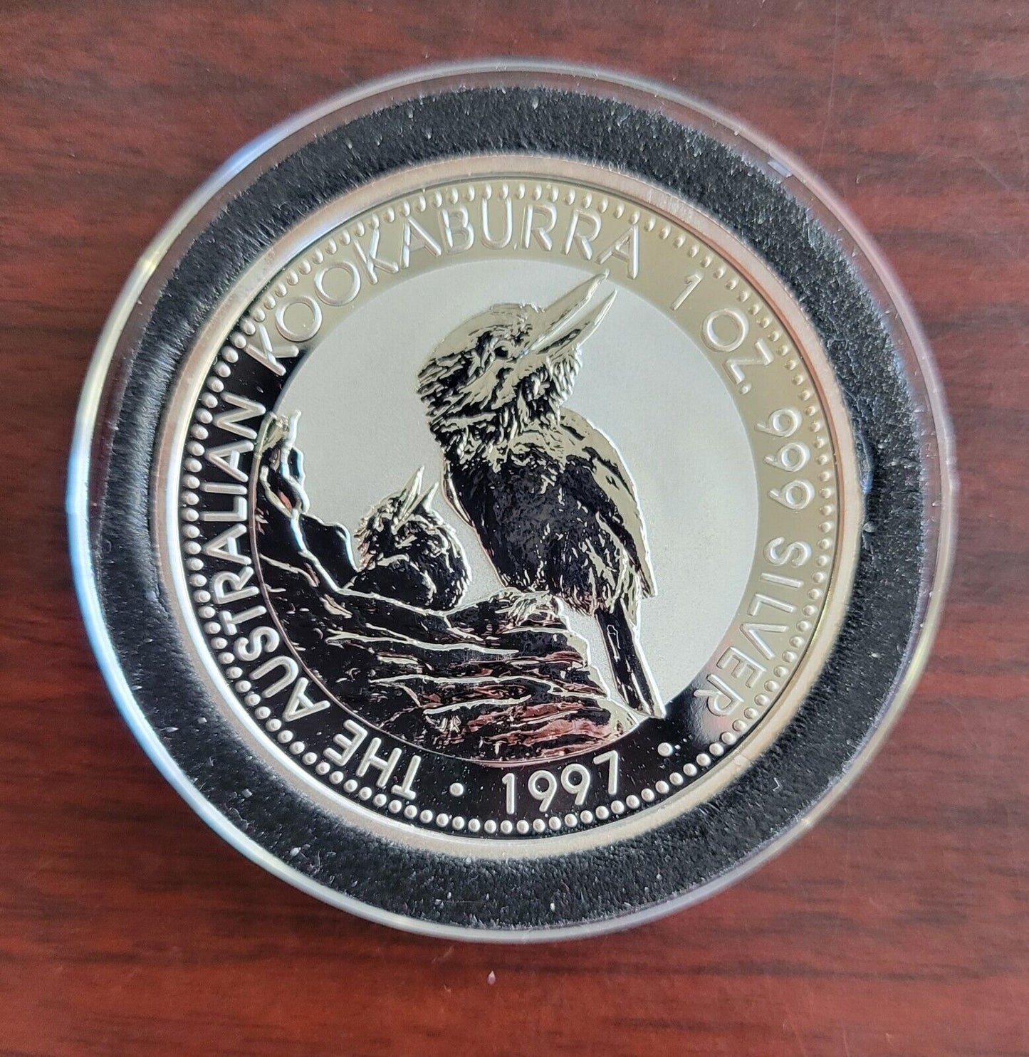 1997 Australian Kookaburra 1oz. Silver .999 Fine Dollar Coin