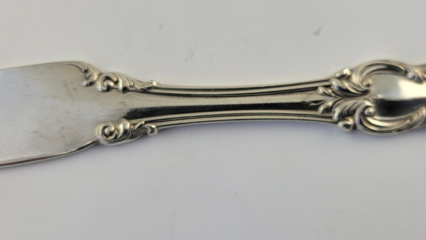 Marlborough by Reed & Barton Sterling 5 7/8" Solid Flat ButterSpreader .93oz.