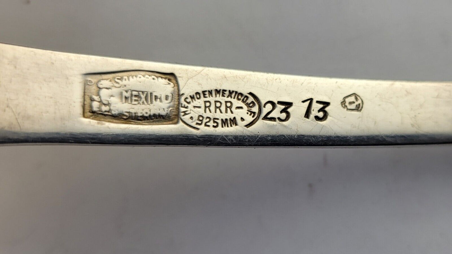 Sanborns Sterling Silver 6" Mexico Blossom Ladle 1.8oz.