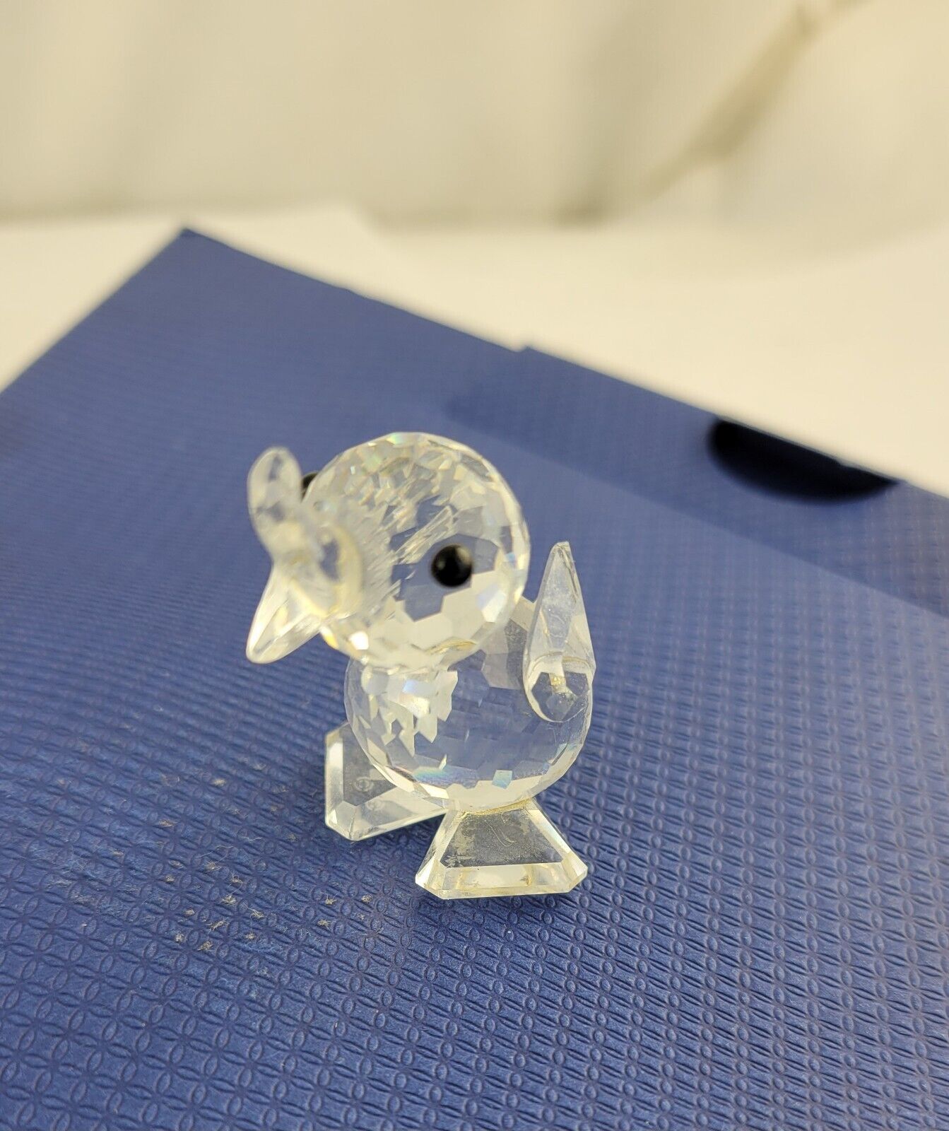 Swarovski Crystal Duckling Figurine Austria No Box 1  1/2" Tall
