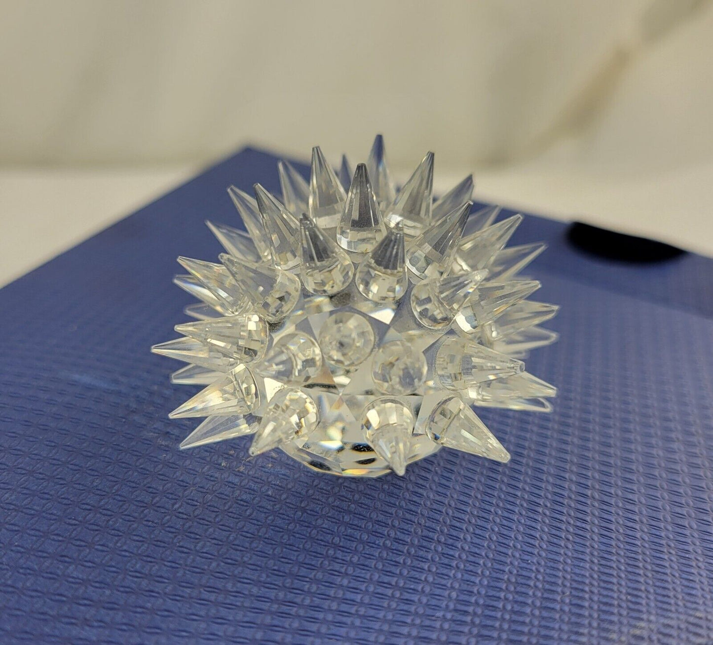 Swarovski Crystal Porcupine Figurine Austria No Box 2  1/2" Long