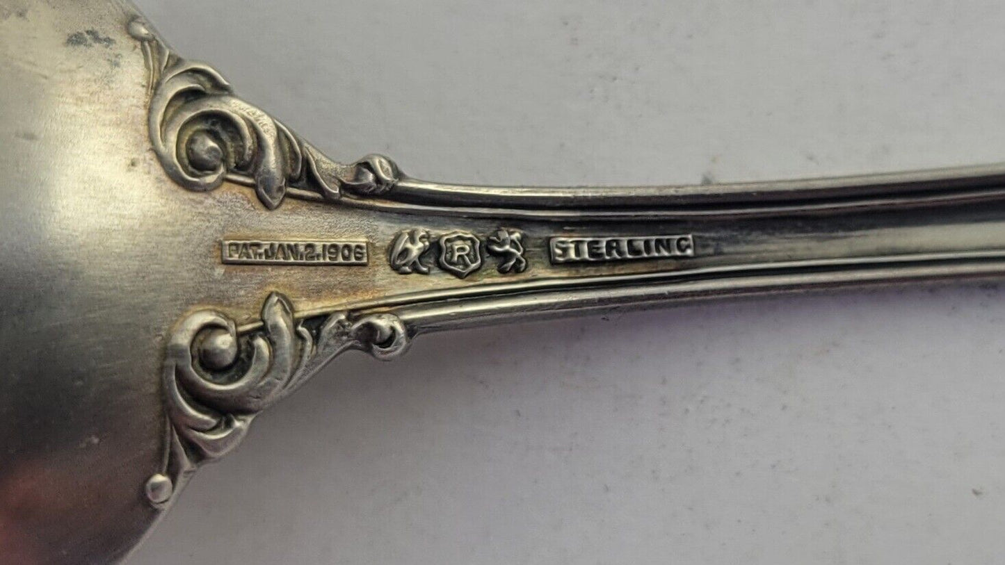 Wesleyan University Salina Kansas Sterling 5 1/4" Souvenir Spoon .60oz.