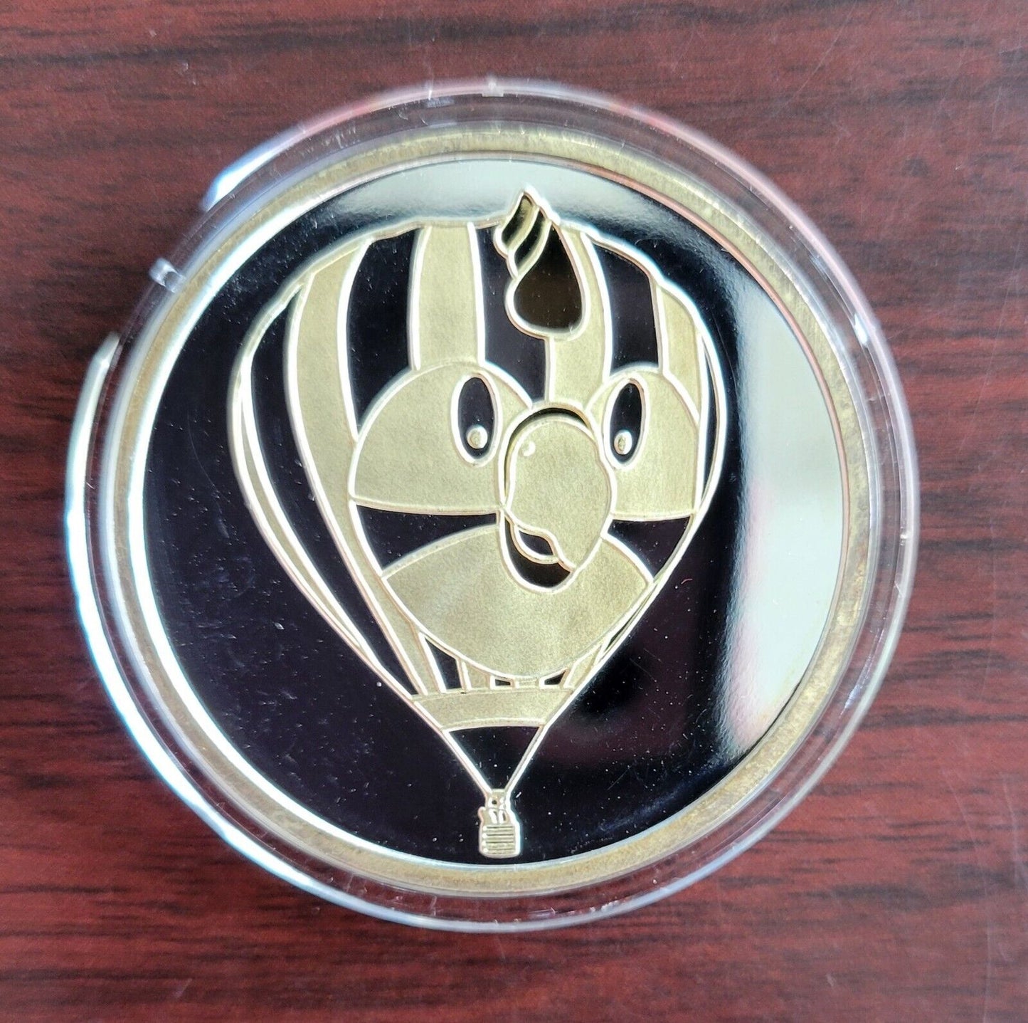 2005 Albuquerque Special Shape Rodeo Hot Air Balloon 1oz .999 Fine Silver Round