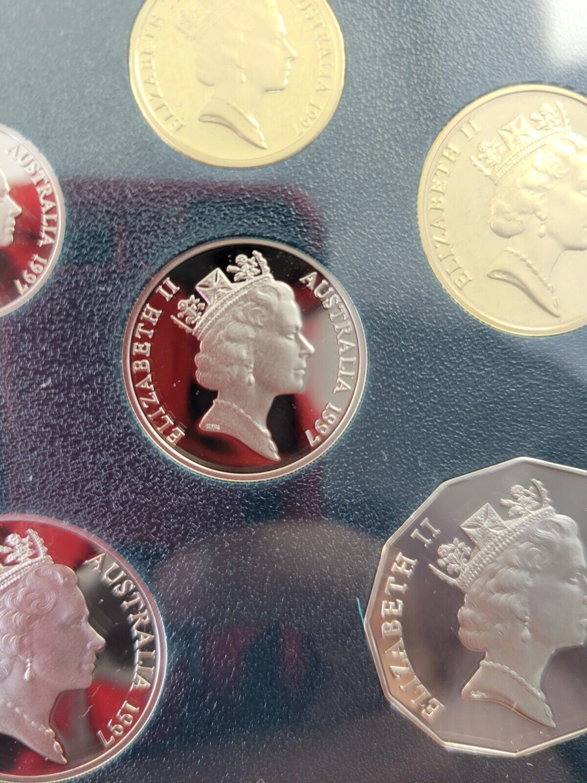 1997 Australian 6 coin Proof Set, $2, Sir Charles Kingsford Smith, Aviator