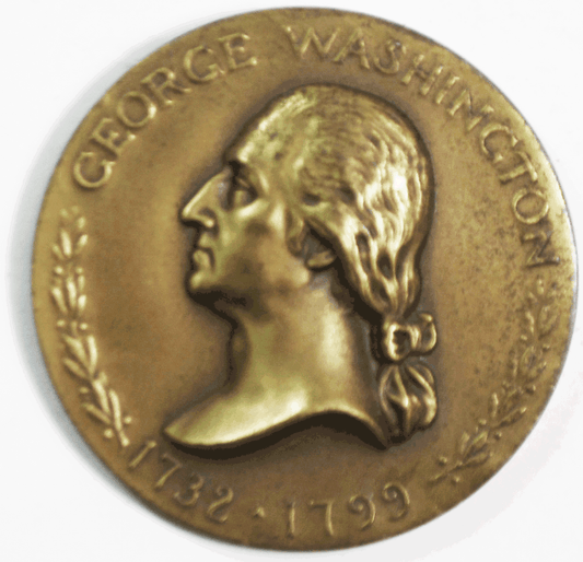 Medallic Art George Washington Association of New Jersey Medal 33mm